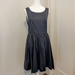 Moulinette Soeurs Sweet Enticement Black Midi Dress Anthropologie Lace Size 8